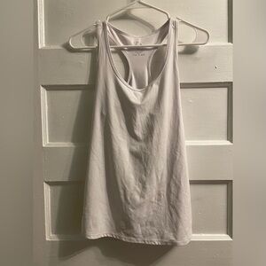 White Athletic Tank